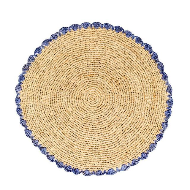 Woven Scalloped Charger