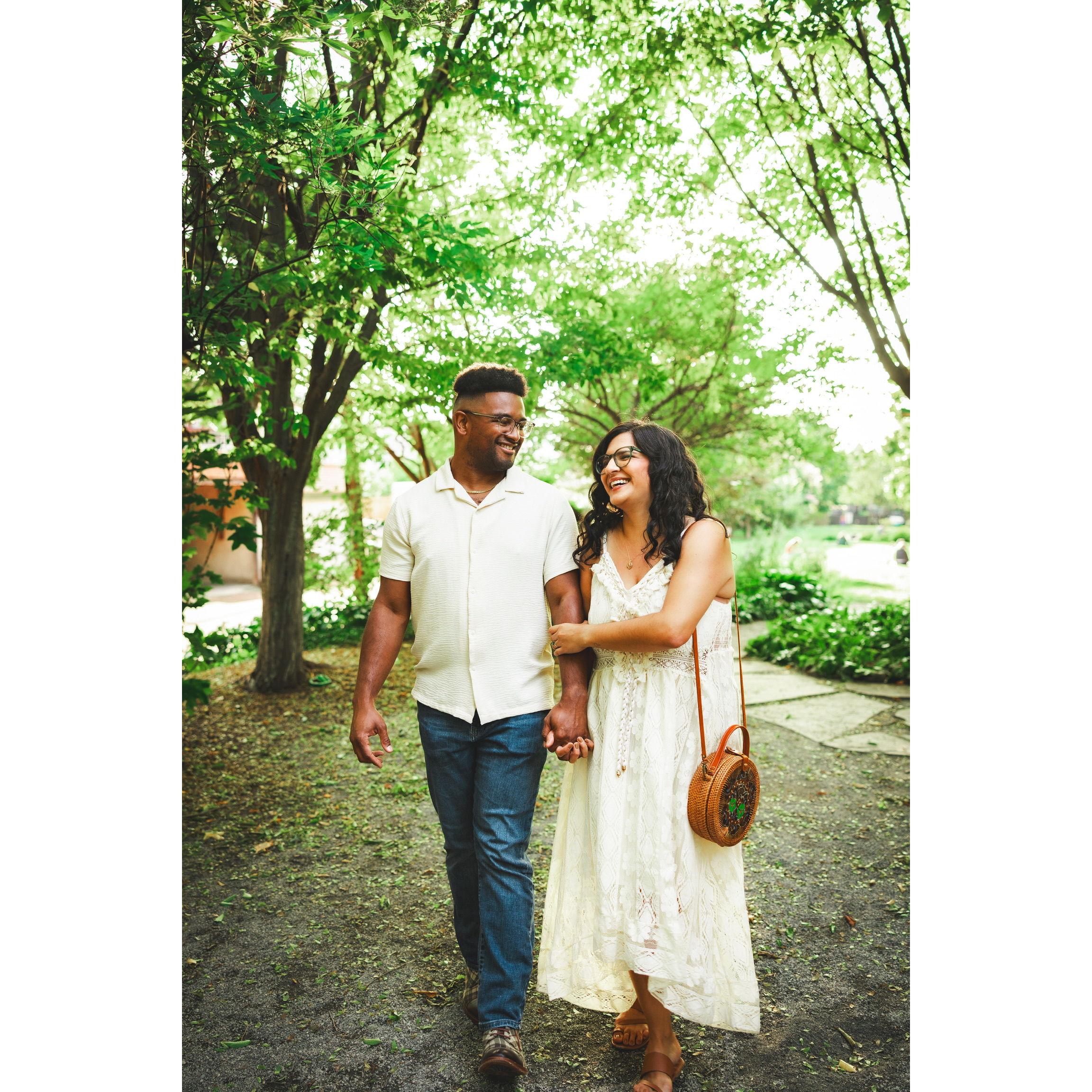 Engagement shot at the proposal spot