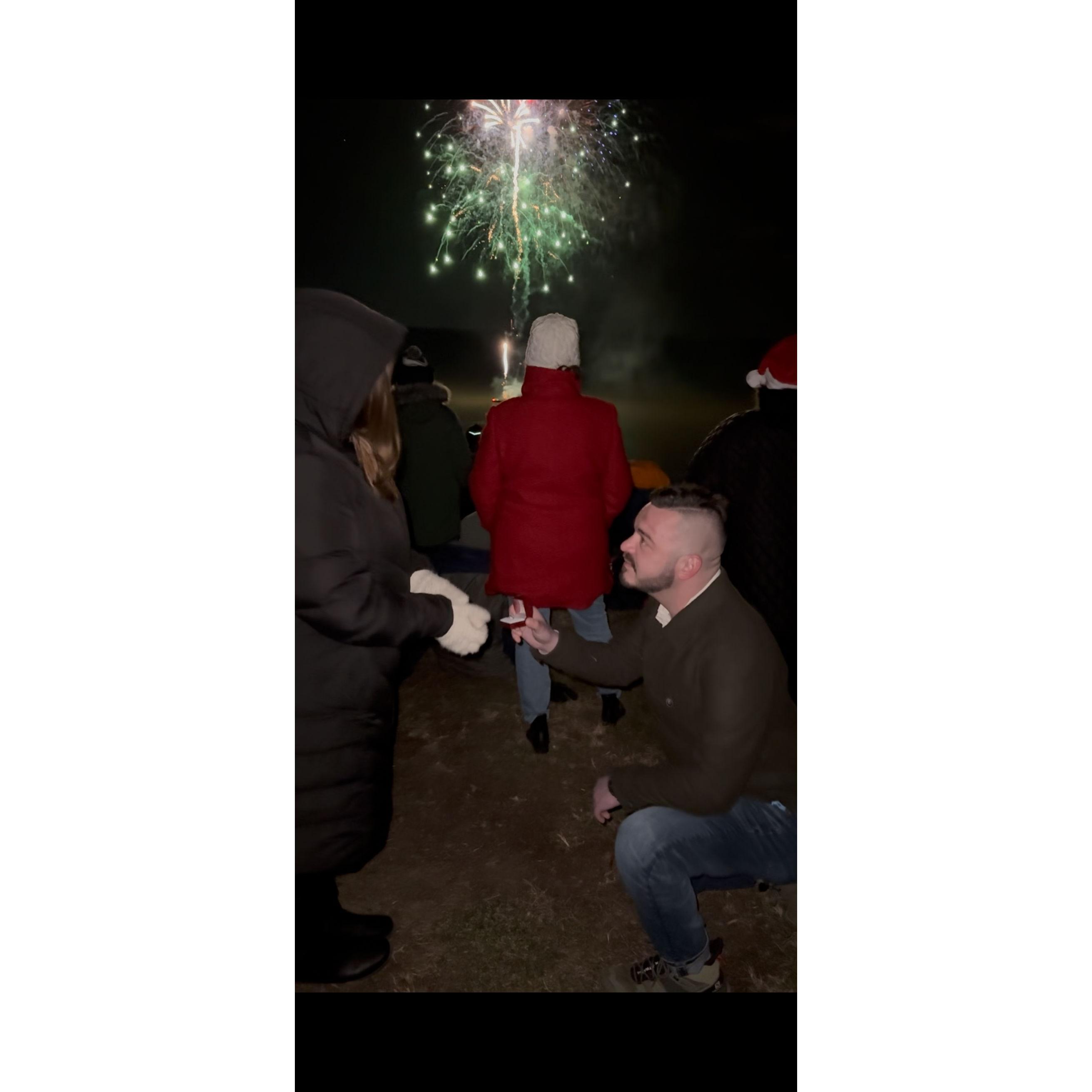 The proposal at Mount Vernon