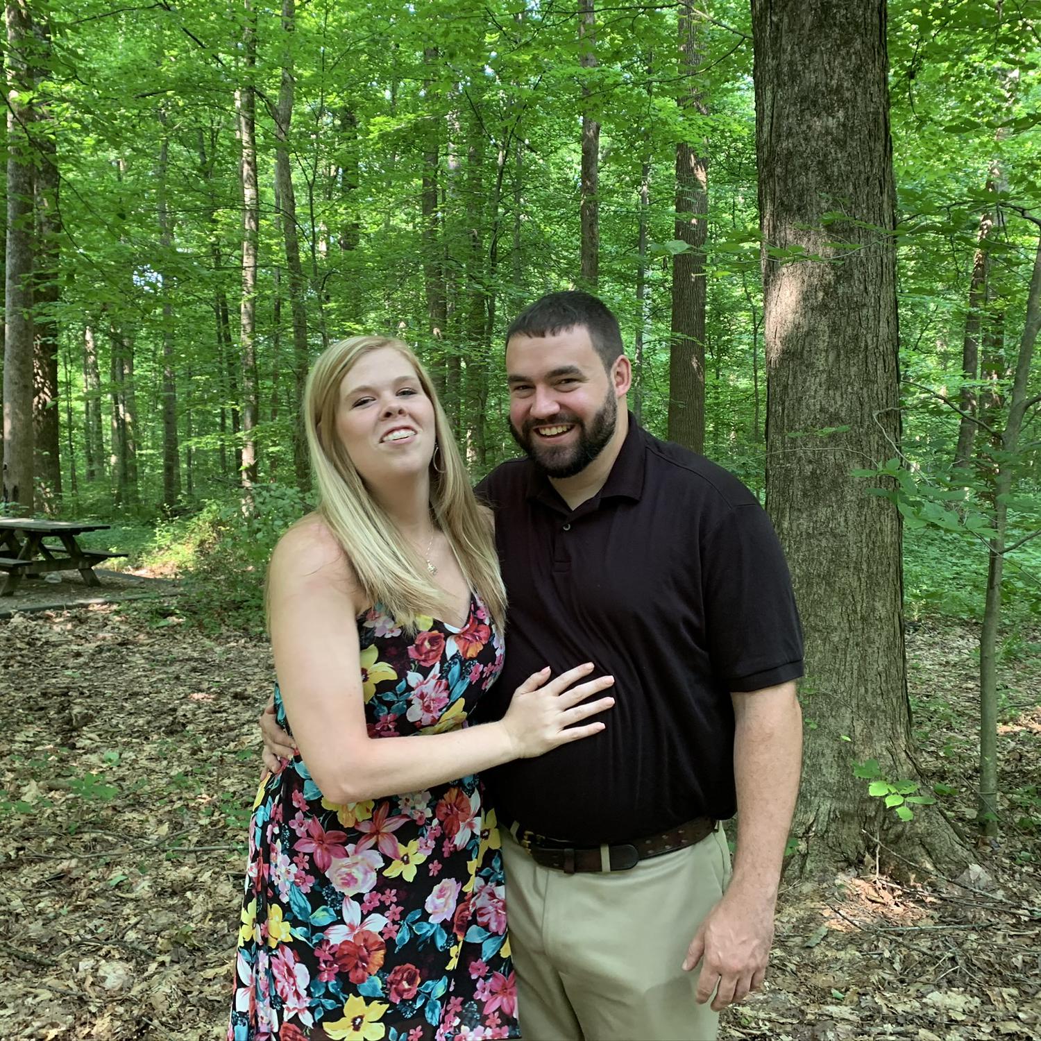 Wedding ready and first time camping together!