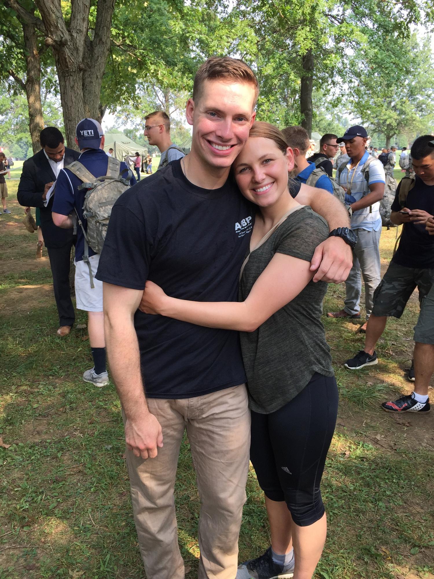 Our first photo together, 2015