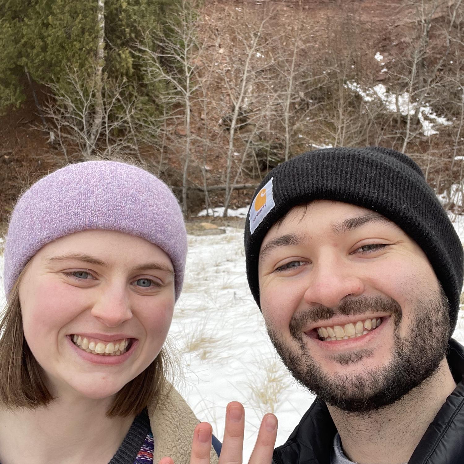 Eden and Nick’s engagement at Wetmore landing!
