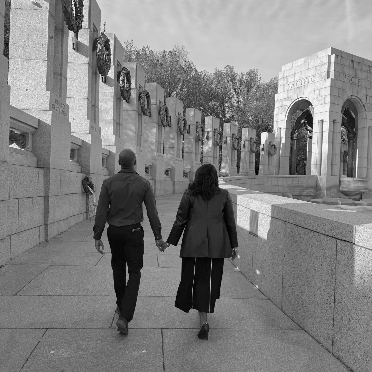 Walking into forever together