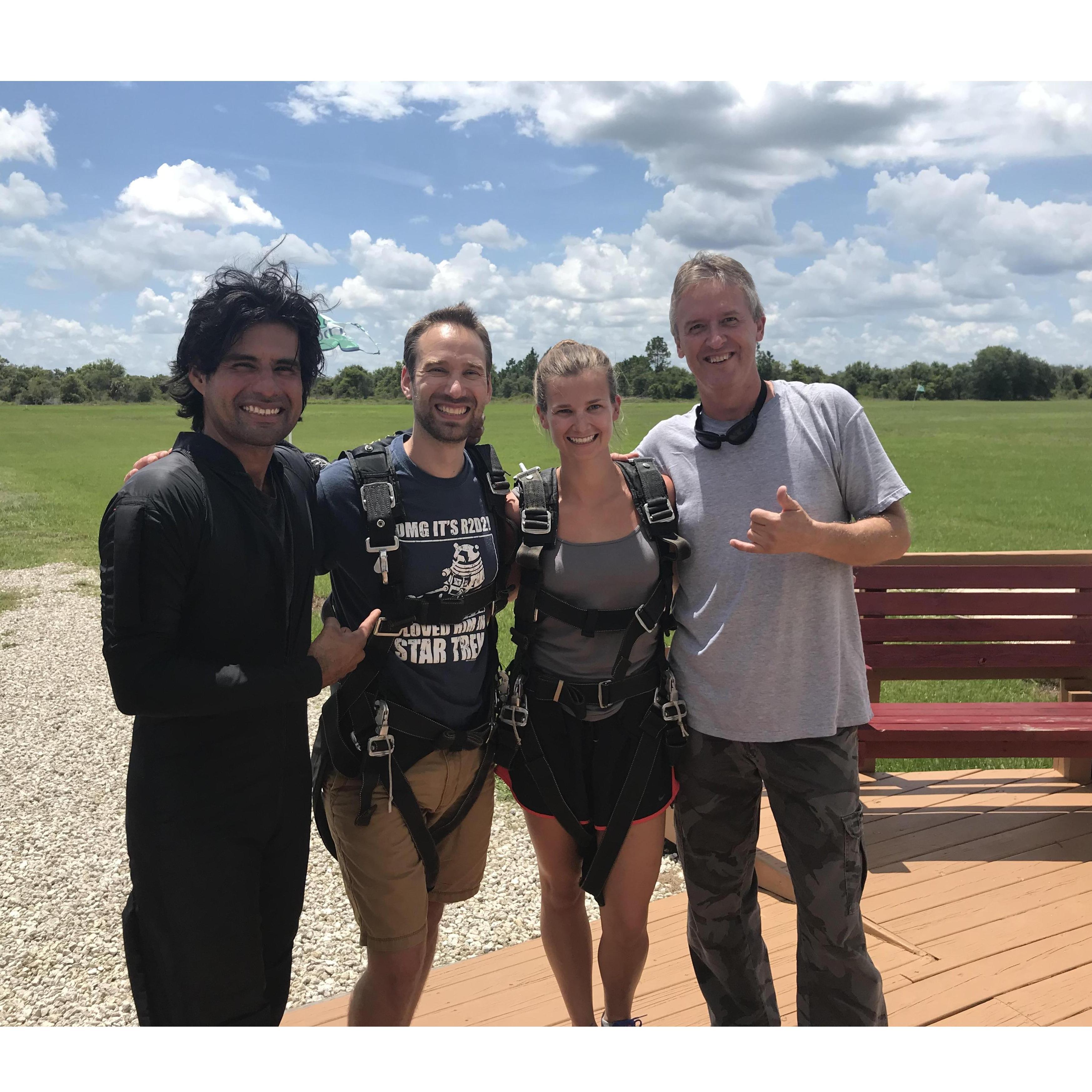 After the jump! We had so much fun!