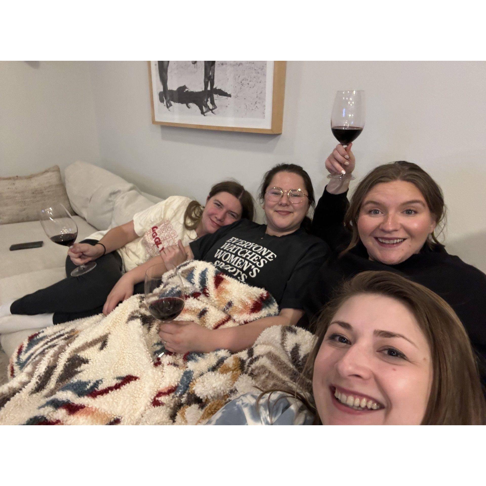 Emma, Emma, Emily, and Sam's yearly wine trip to Walla Walla!