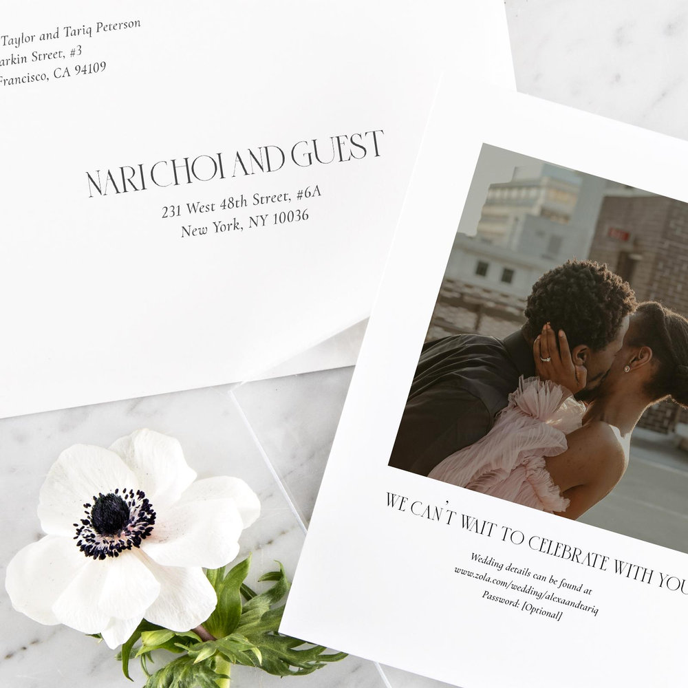 Cleveland Photo | White | Zola Save The Dates