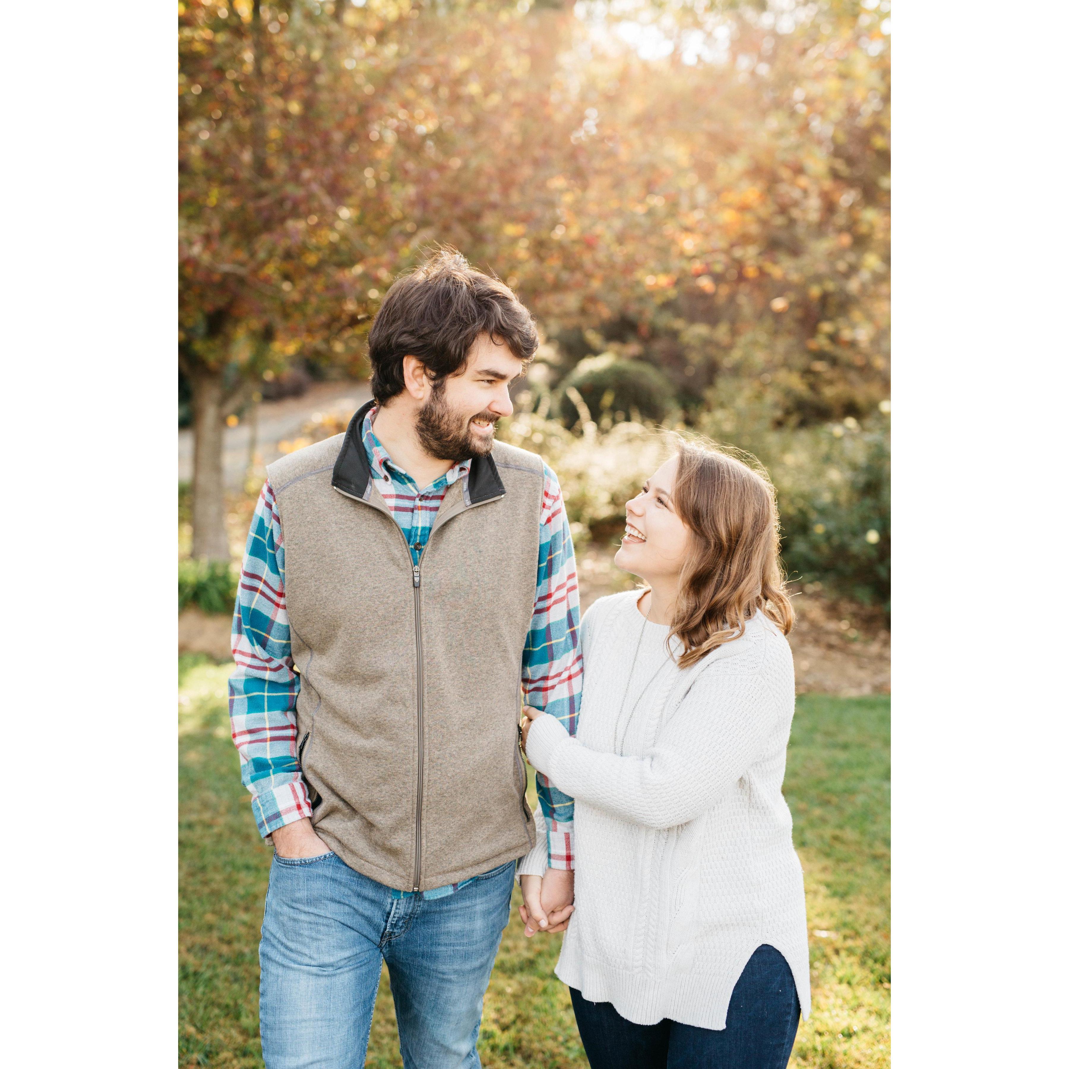 Engagement pictures at Morning Glory Farms (Rachel Elisabeth Photography)