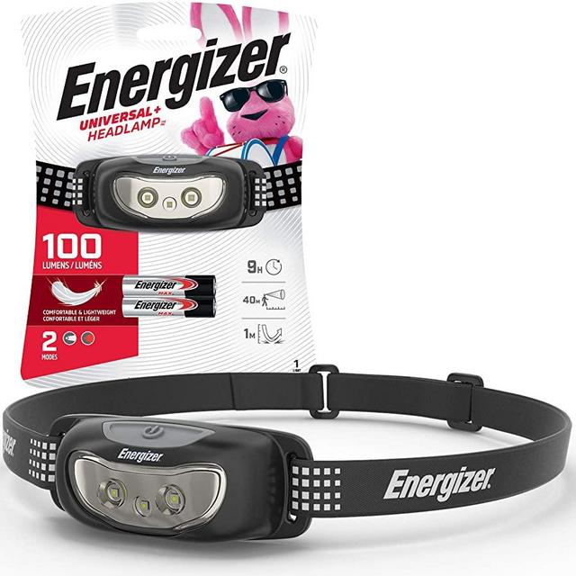 Energizer LED Headlamp, Bright and Durable, Lightweight, Built for Camping, Hiking, Outdoors, Emergency Light, Best Head Lamp for Adults and Kids, Batteries Included