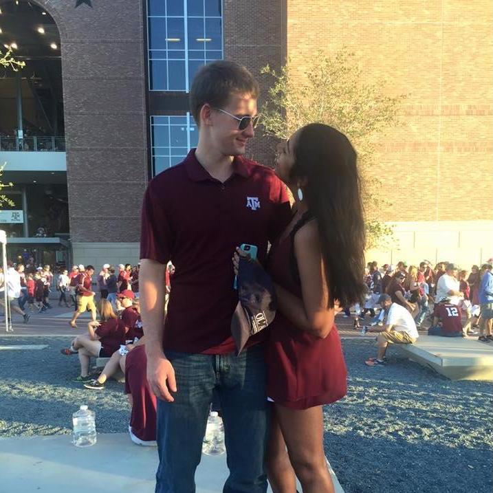 Texas A&M football game senior year
