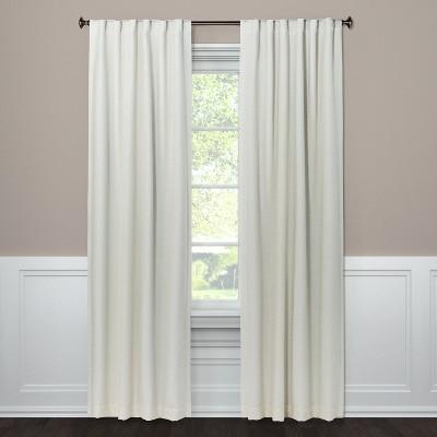 95"x50" Aruba Blackout Curtain Panels Sour Cream - Threshold™