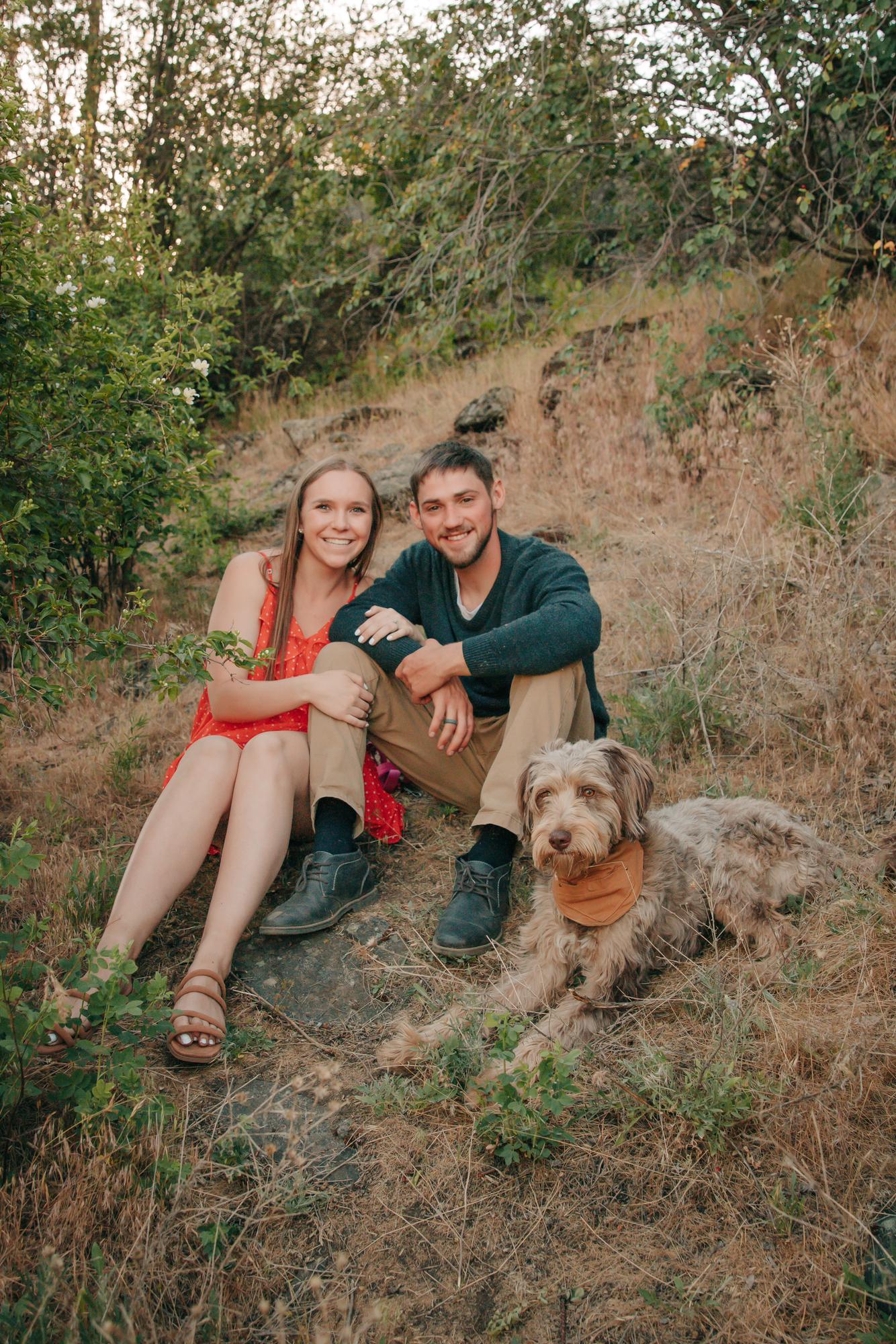Fun photo shoot with our pup for our three year anniversary of being together