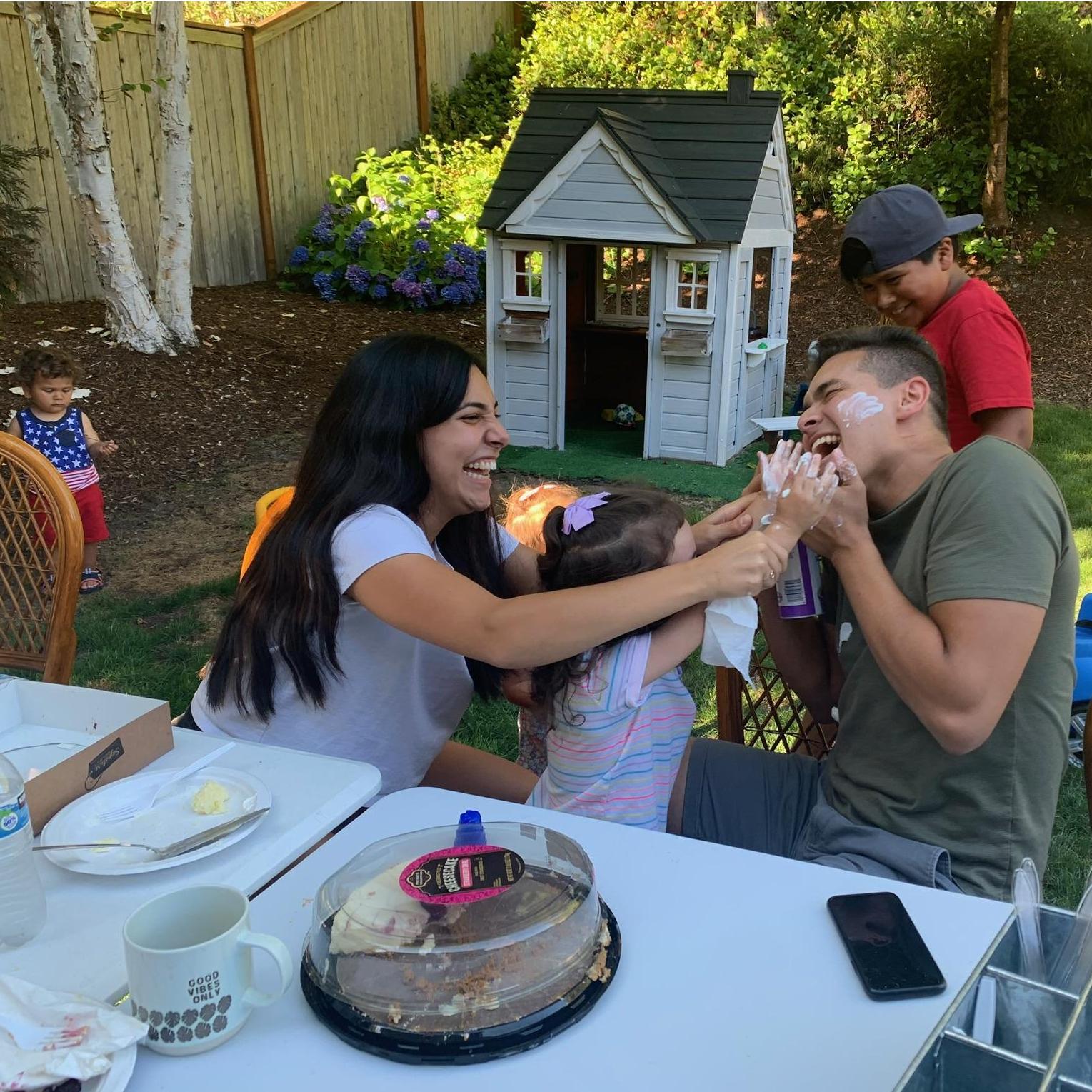 Family BBQ at Uncle Bill's & Auntie Lola's