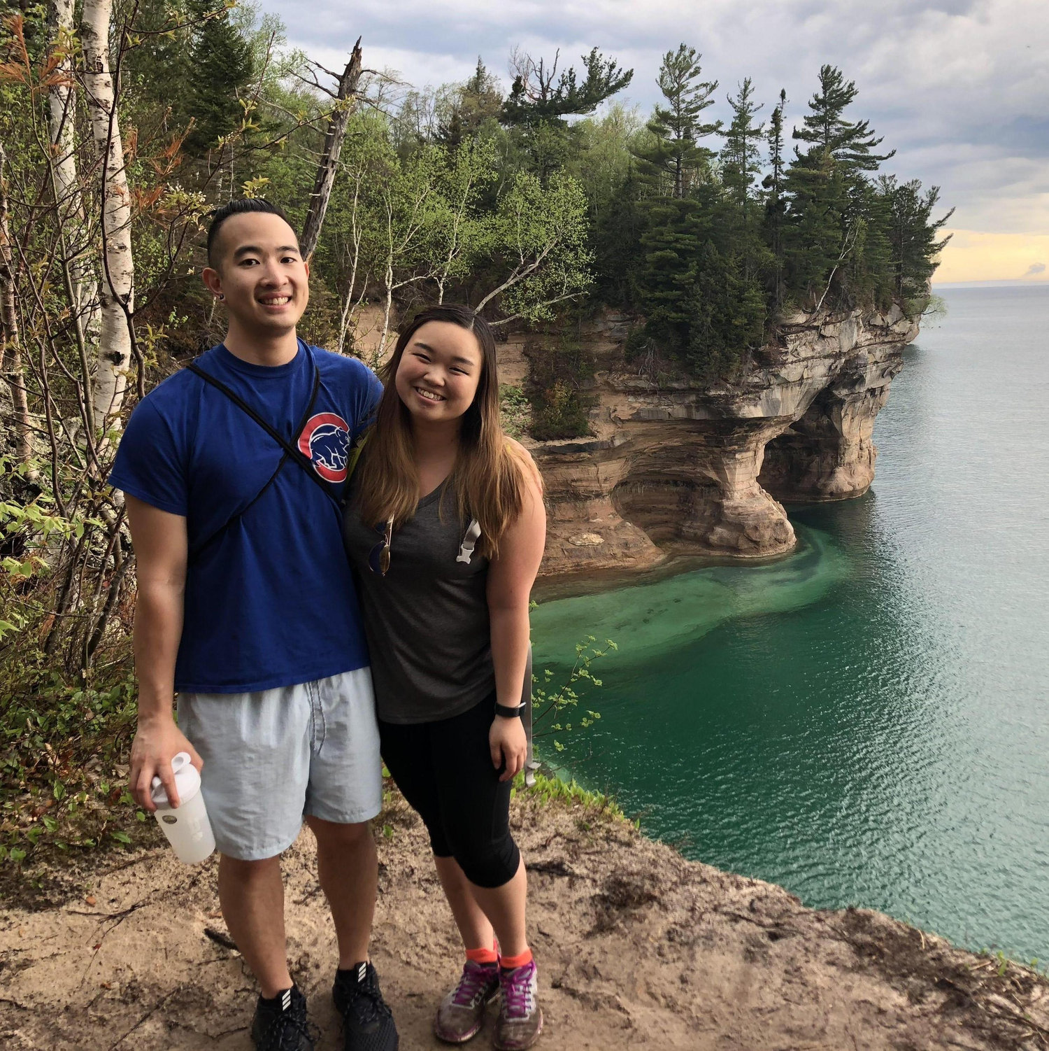 Our first trip together to the Upper Peninsula of Michigan in 2018 with some friends :)