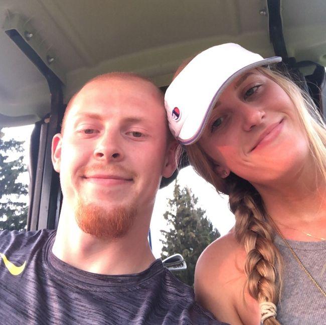 One of our many golf days in our first year together