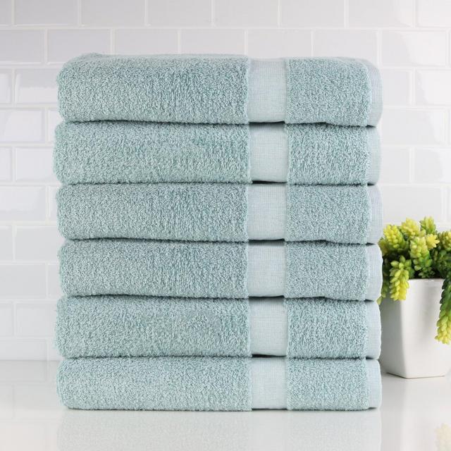 6 Piece Bath Towel Set (Set of 6)
