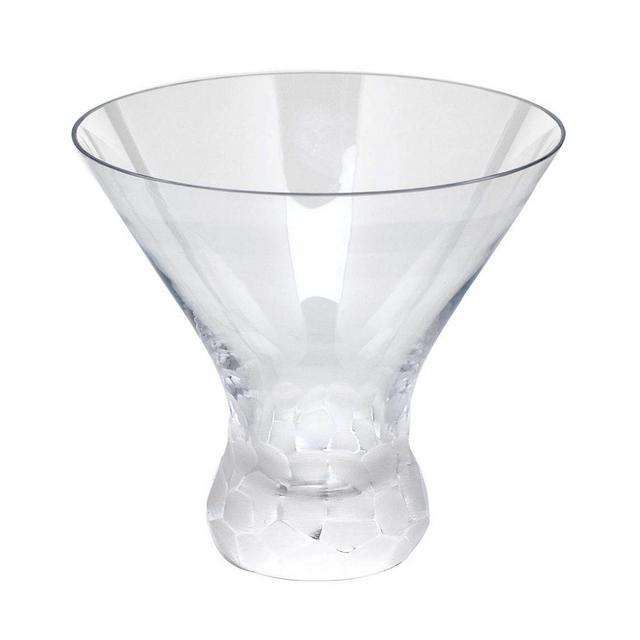 Moser Pebbles Stemless Martini Glass