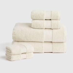 Turkish Ultra Plush Bath Towel Bundle in Ivory