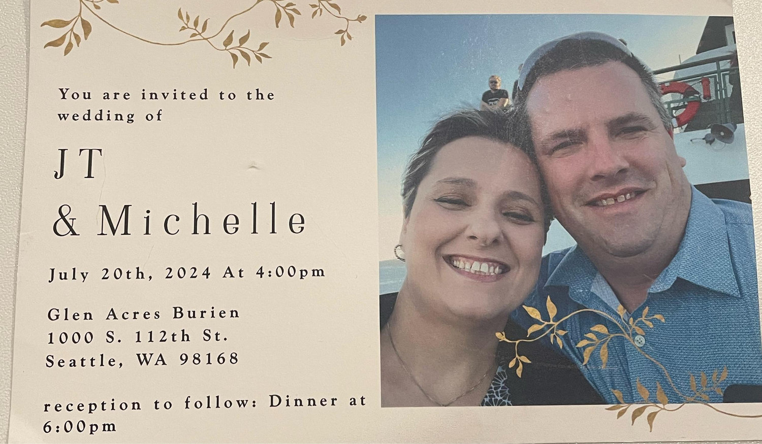 The Wedding Website of Michelle Chenoweth and John Gutenberg