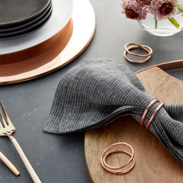 Aria Copper Napkin Ring