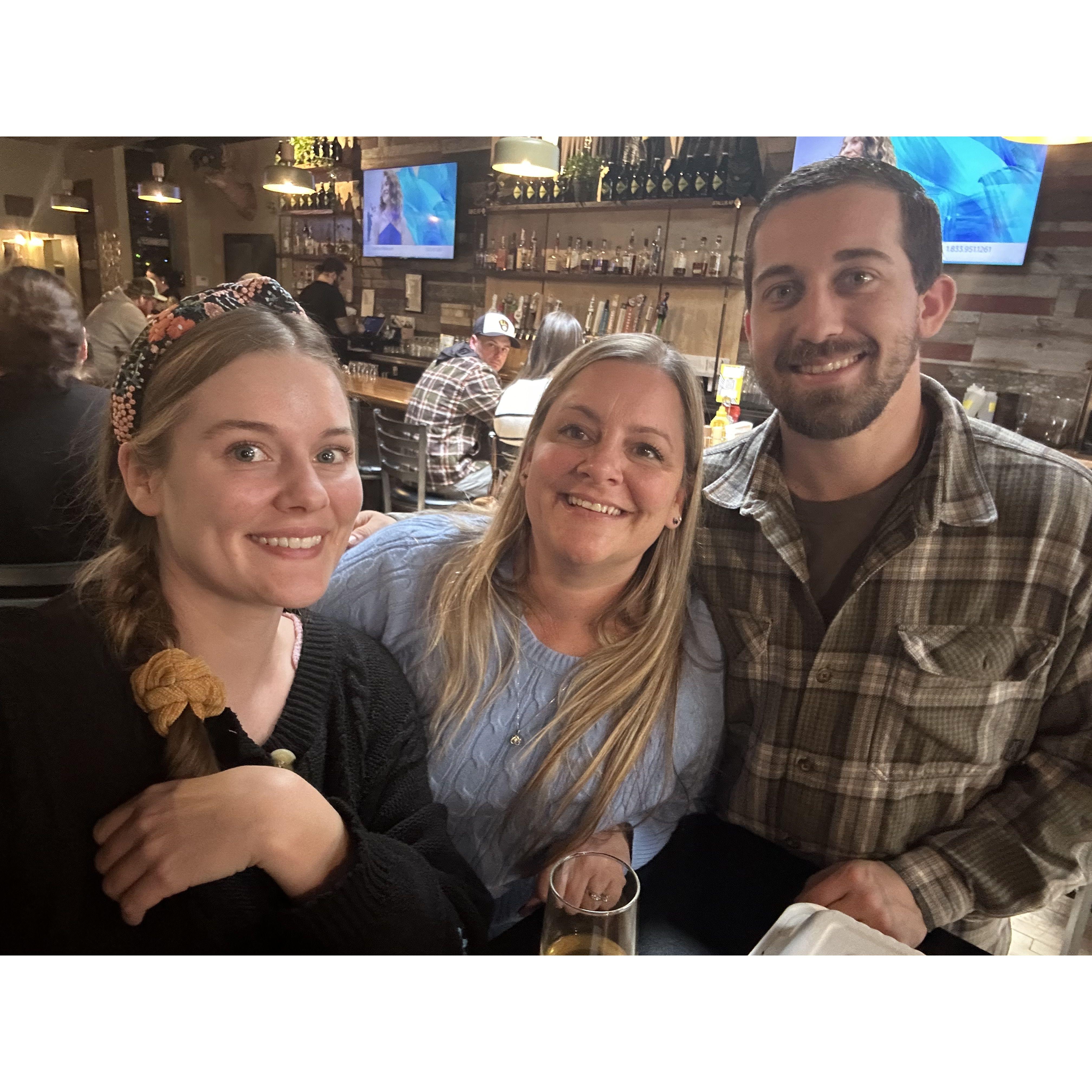 With Sabrina's mom (Theresa) | January 2025