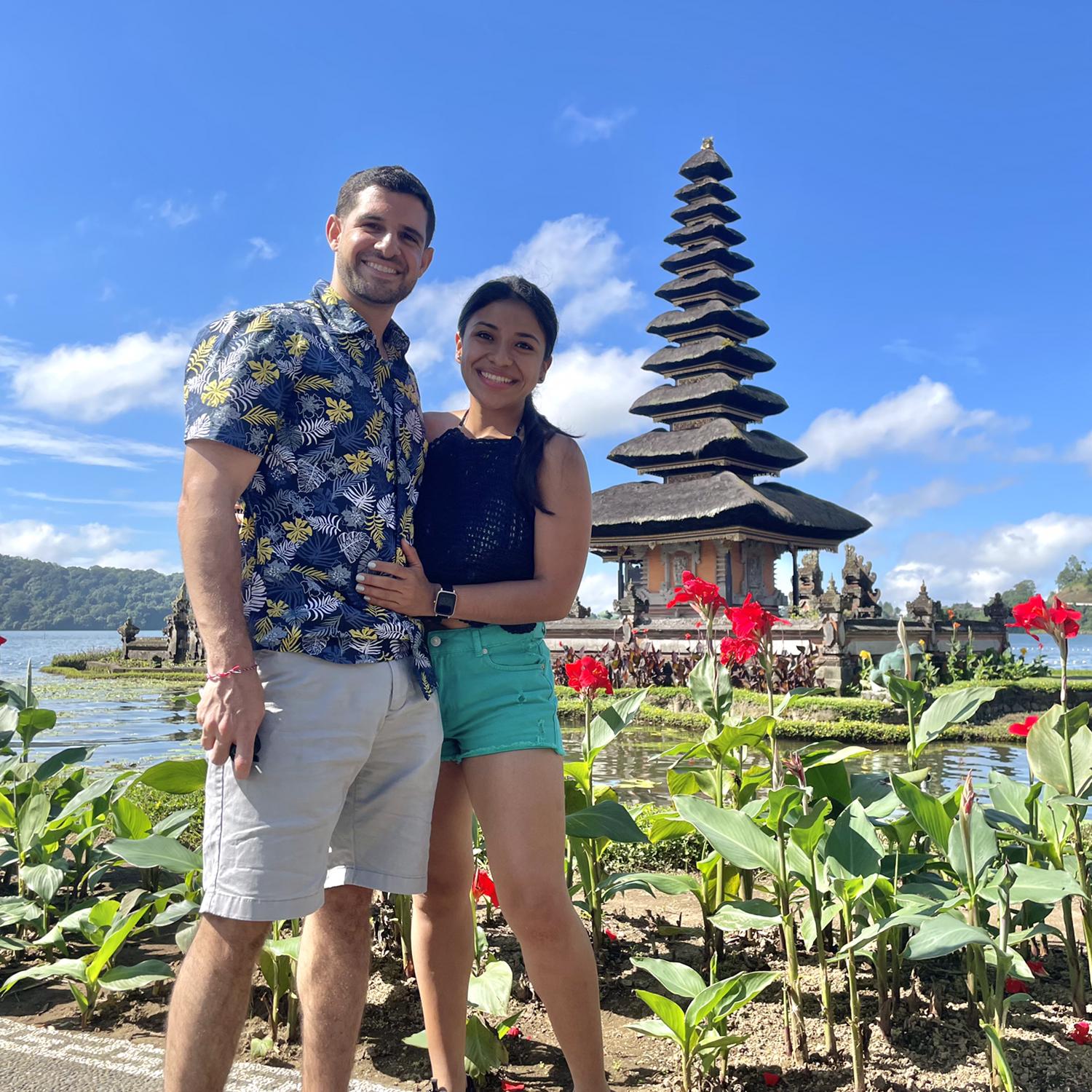 A temple in Bali