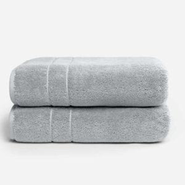Super-Plush Turkish Cotton Bath Towels in Smoke