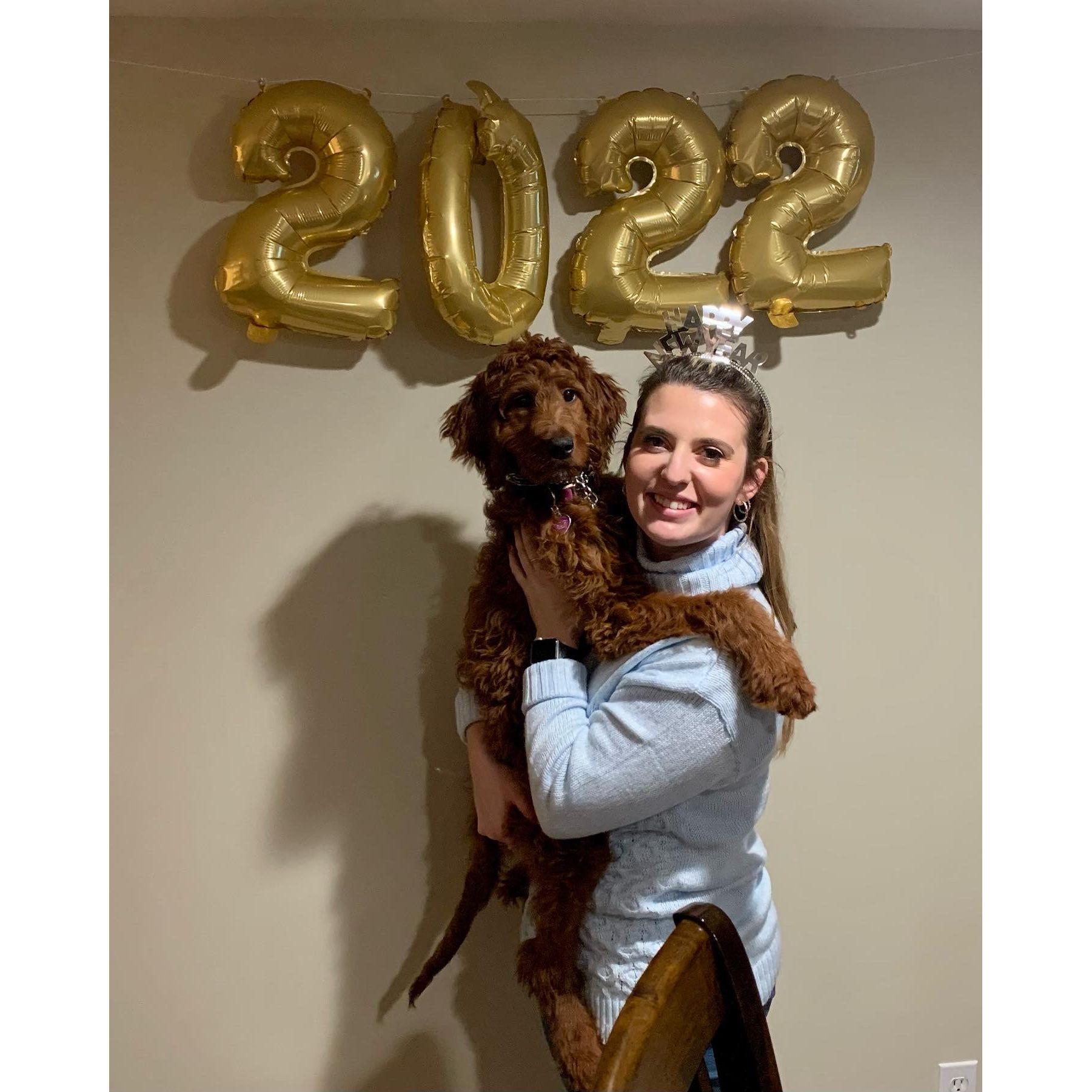 Finley helped us ring in 2022.