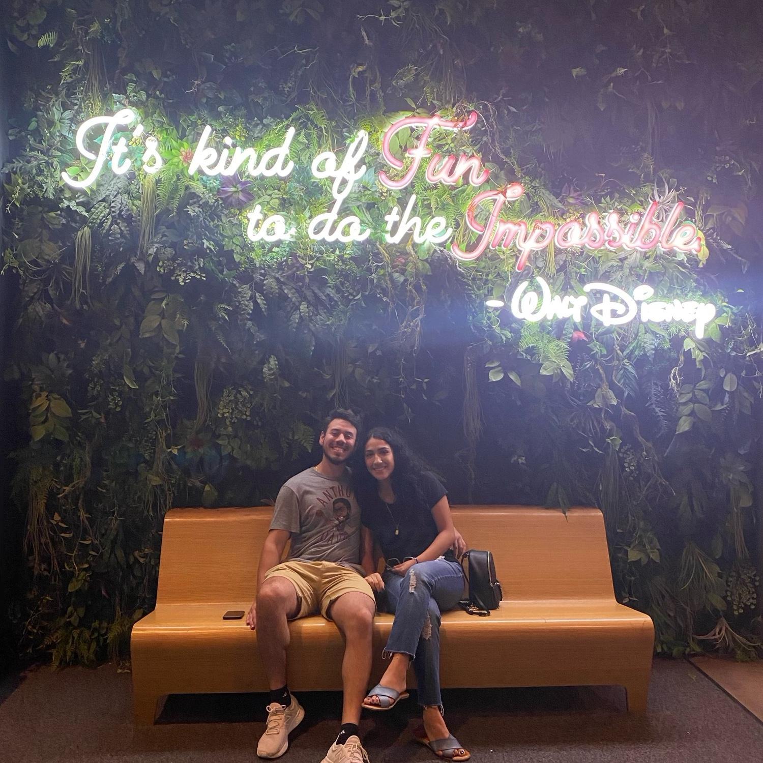 Our first movie date!