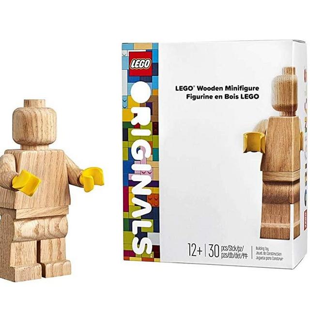 LEGO Originals: LEGO Wooden Minifigure - 30 Piece Building Set - LEGO, #853967, Ages 12+