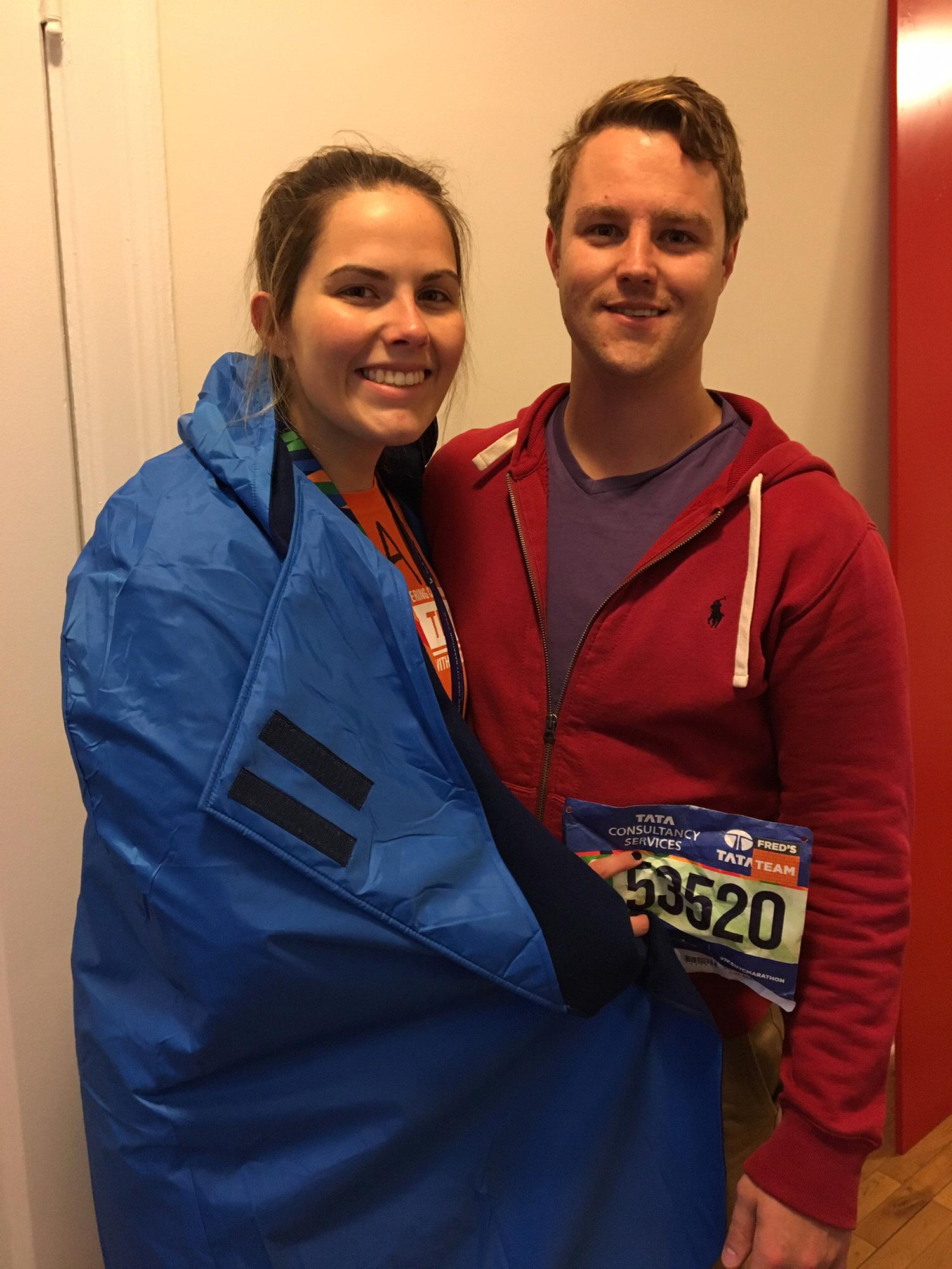 The best cheerleader! [NYC Marathon 2016]