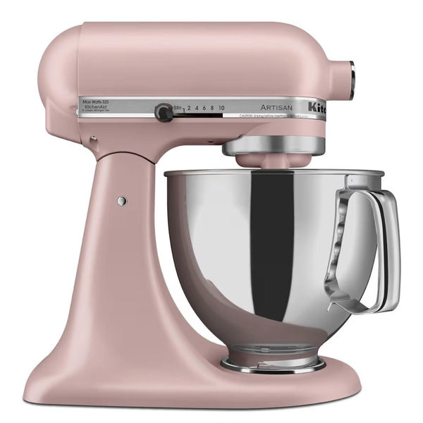 KitchenAid Artisan Series 5 Quart Tilt Head Stand Mixer with Pouring Shield KSM150PS, Dried Rose