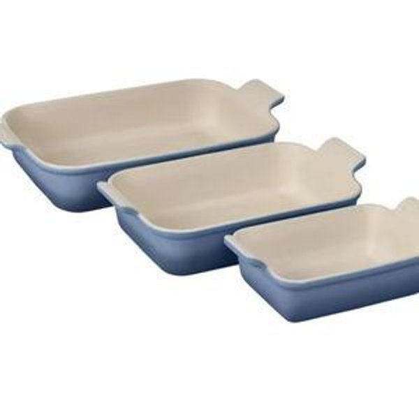 Heritage 3-Piece Rectangular Baking Dish Set