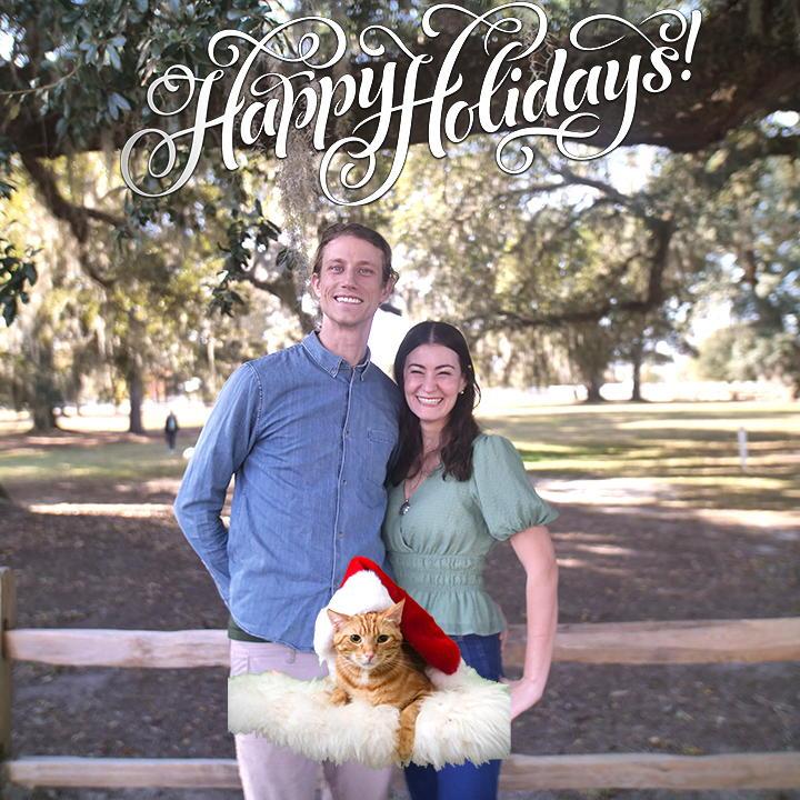 That one time Pheonix showed up on a cloud in Charleston, SC to wish everyone a Merry Christmas!