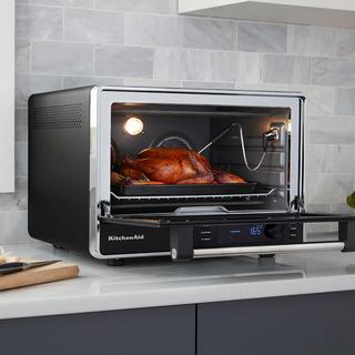 Dual-Fan Convection Countertop Oven With Built-In Temperature Probe