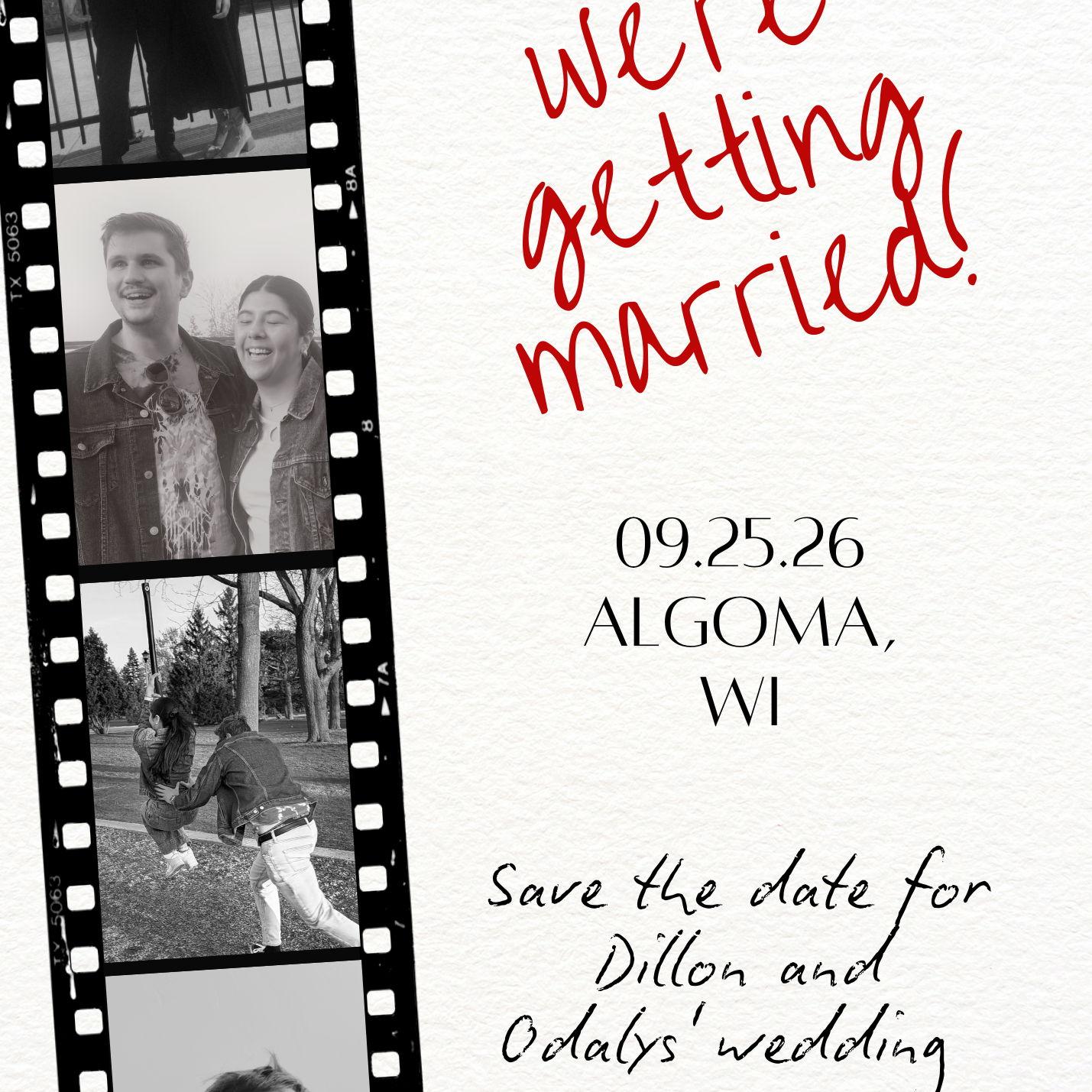 Our virtual save the date