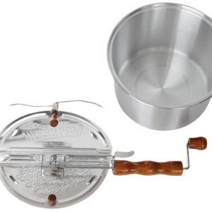 Whirley Pop™ Stovetop Popcorn Popper – Original Silver