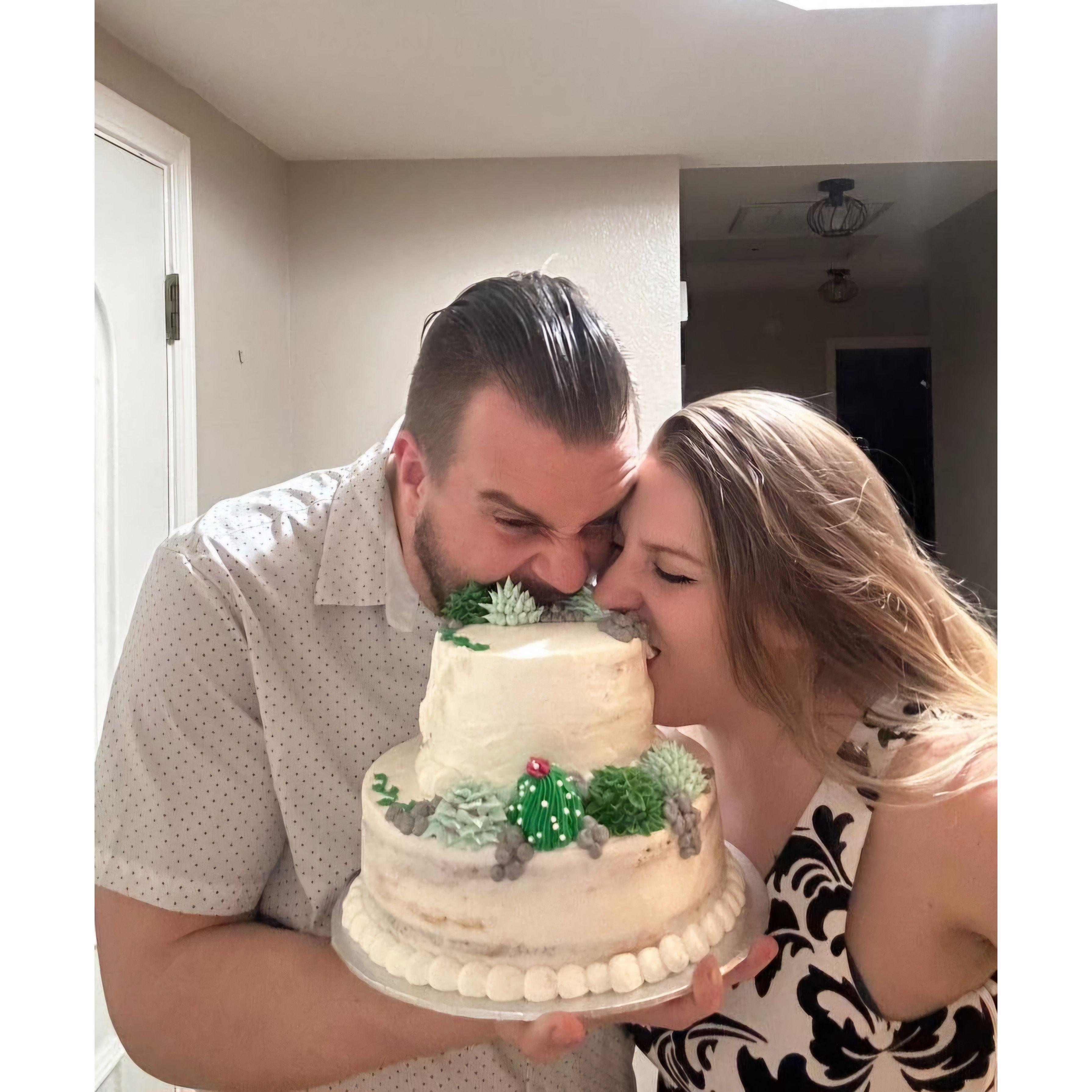 We laughed so hard after this bite!