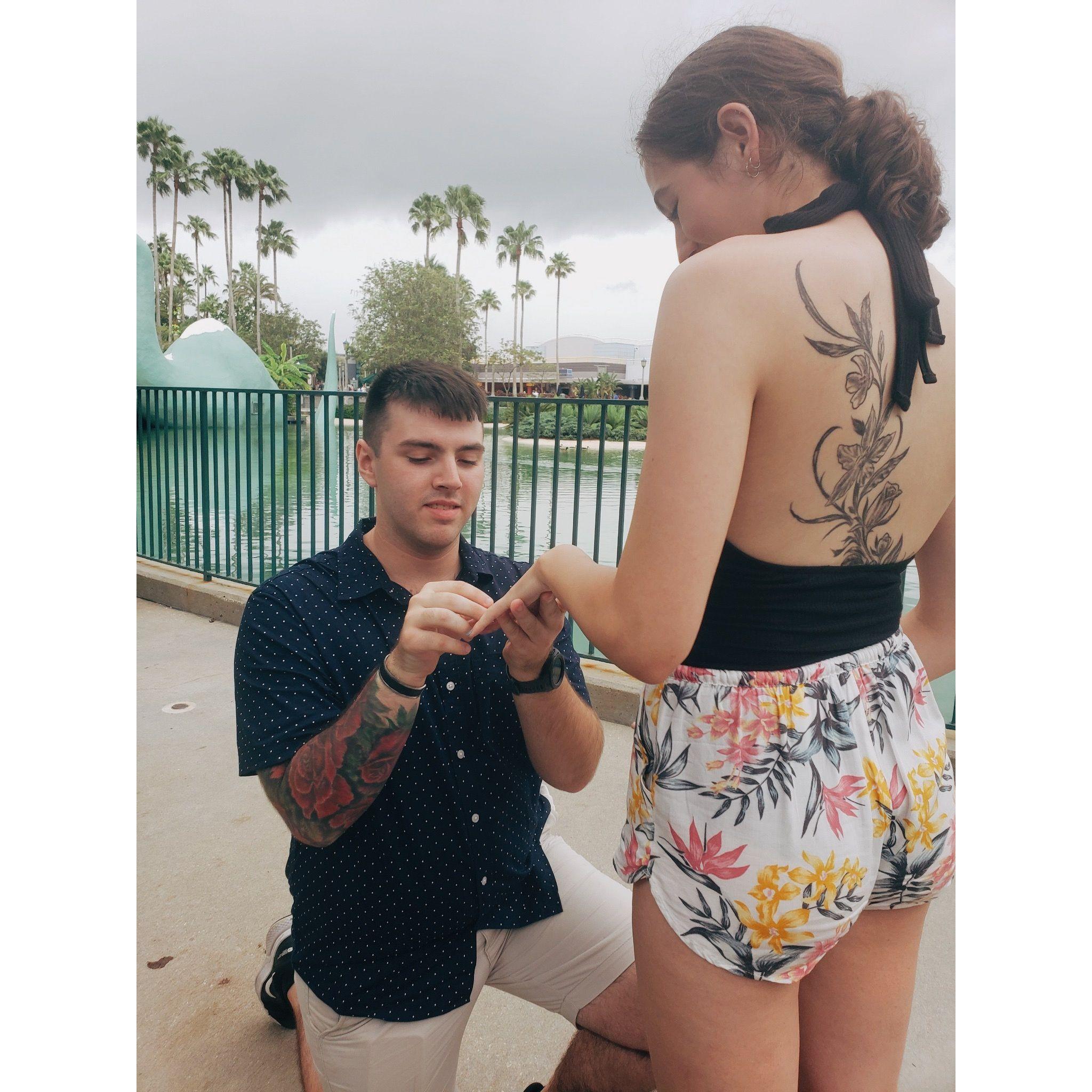 Disney World - Noah's proposal