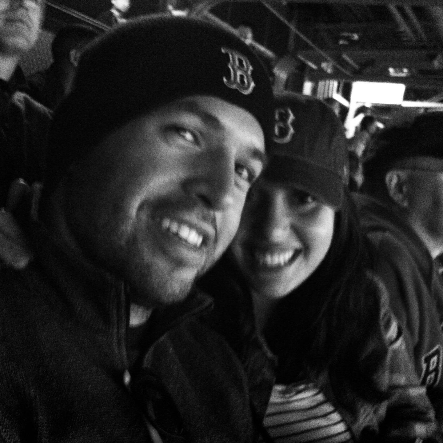 Our first big vacation together. You know we had to catch a baseball game!