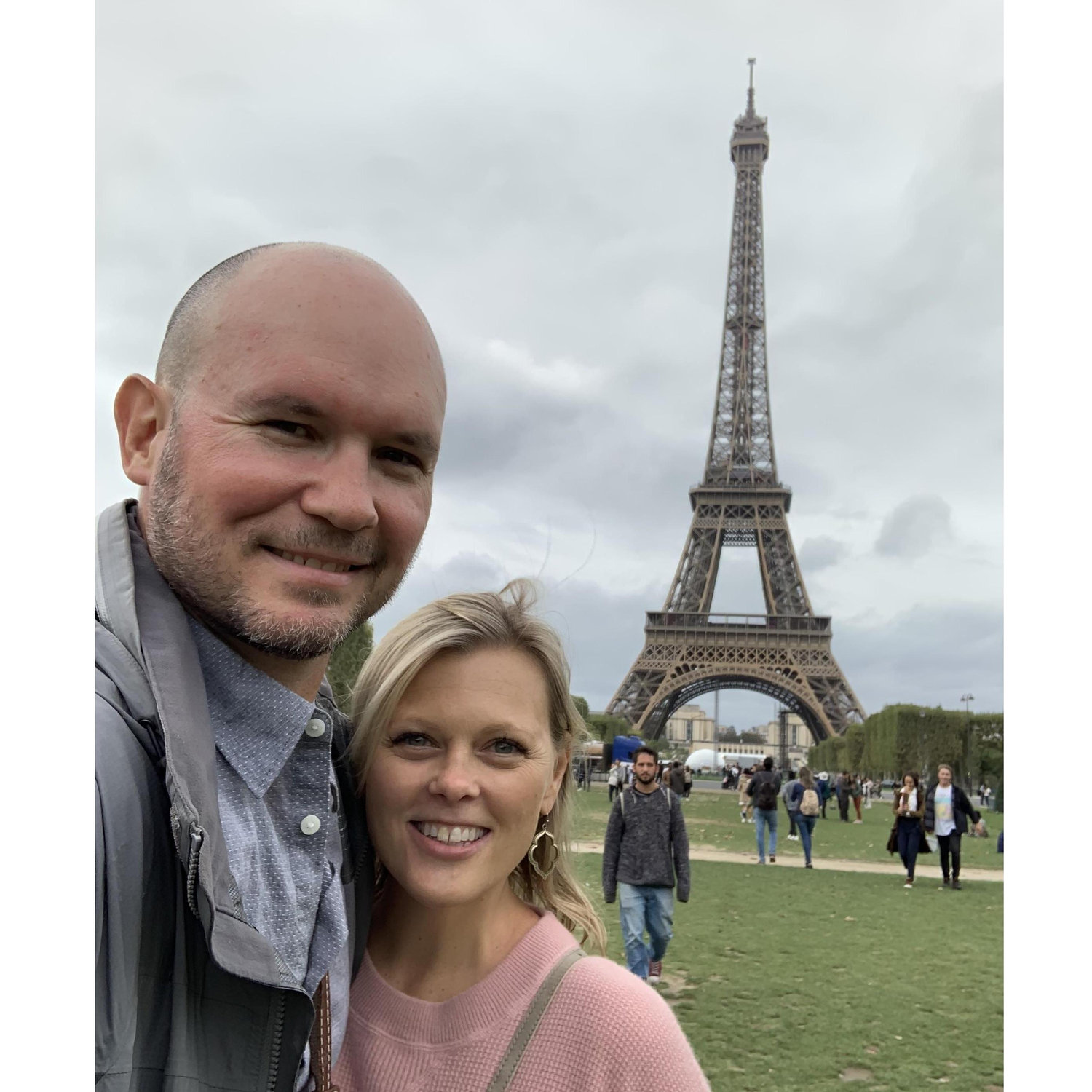 First time in Paris together (but it won’t be our last!), September 2019