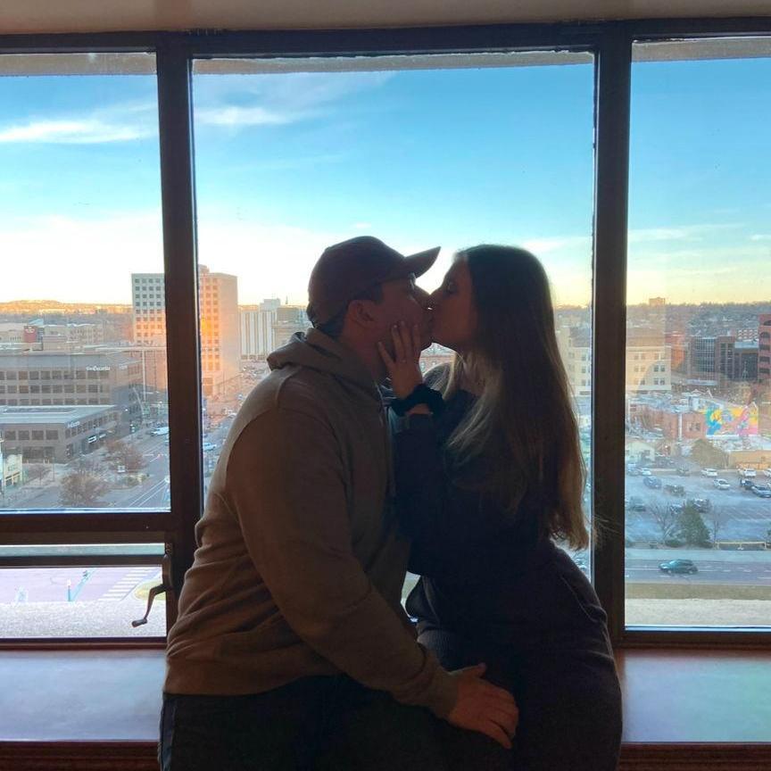 Surprise trip to Colorado Springs after Franco proposed!