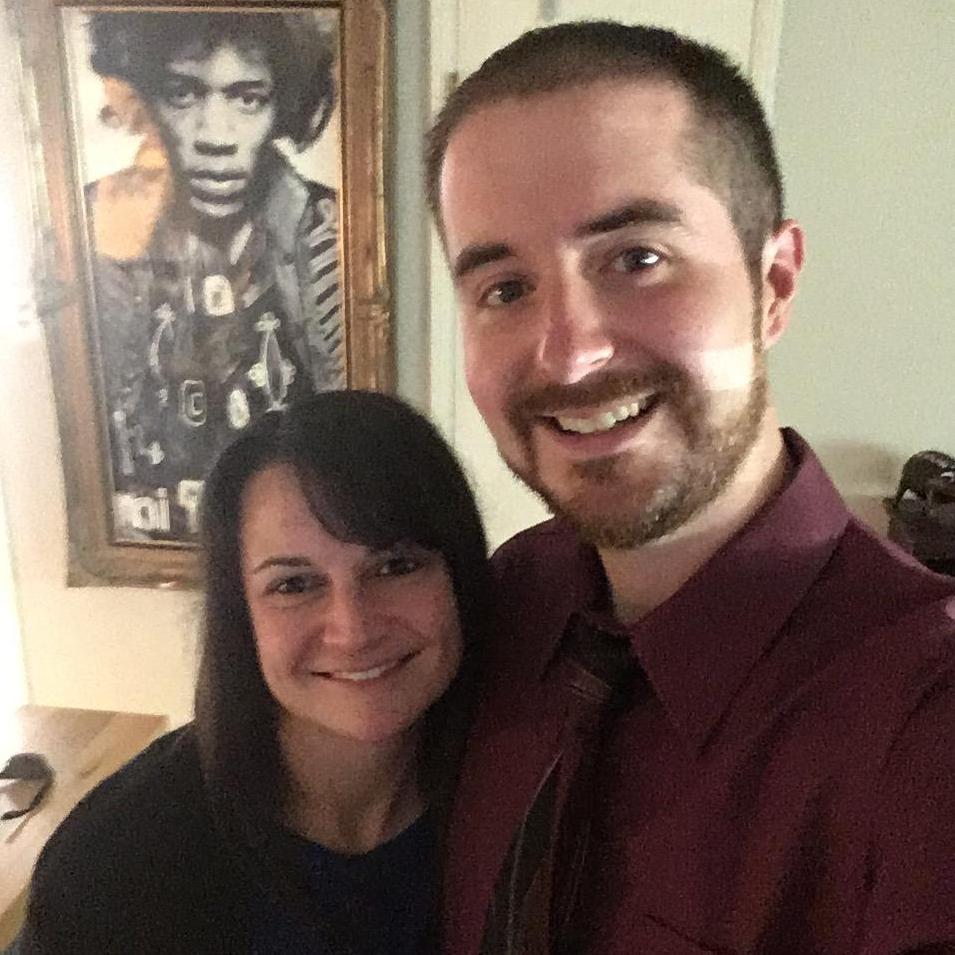 All smiles before heading to a piano concert for Jordan's birthday.