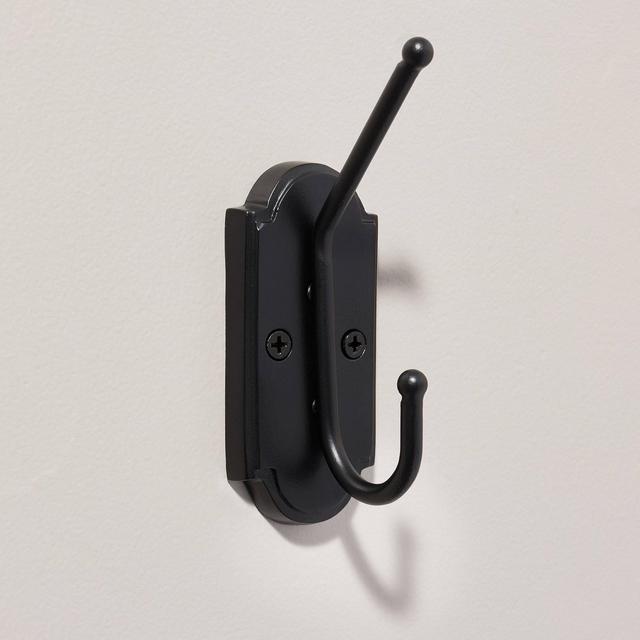 Decorative Metal Wall Hook Black Finish - Hearth & Hand™ with Magnolia
