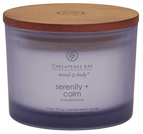 Chesapeake Bay Candle Scented Candle, Serenity + Calm (Lavender Thyme), Coffee Table