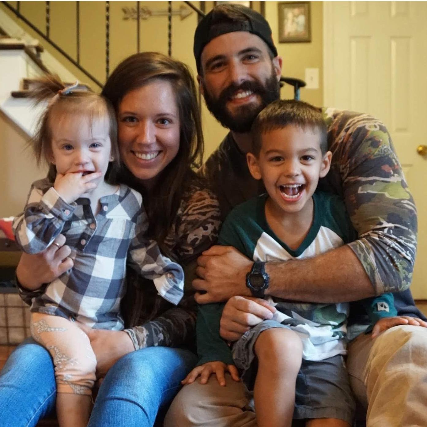 This was our first family portrait with the knack littles