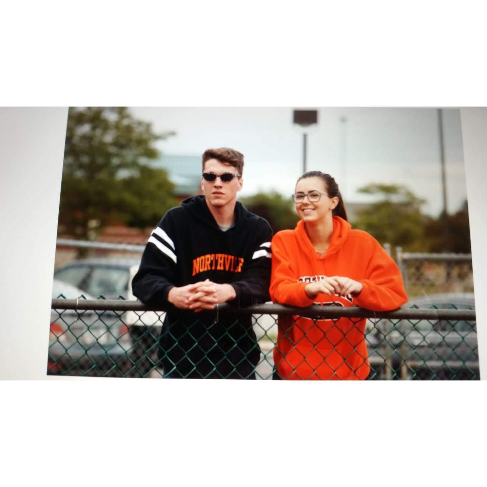 Full High School Swag Watching the game