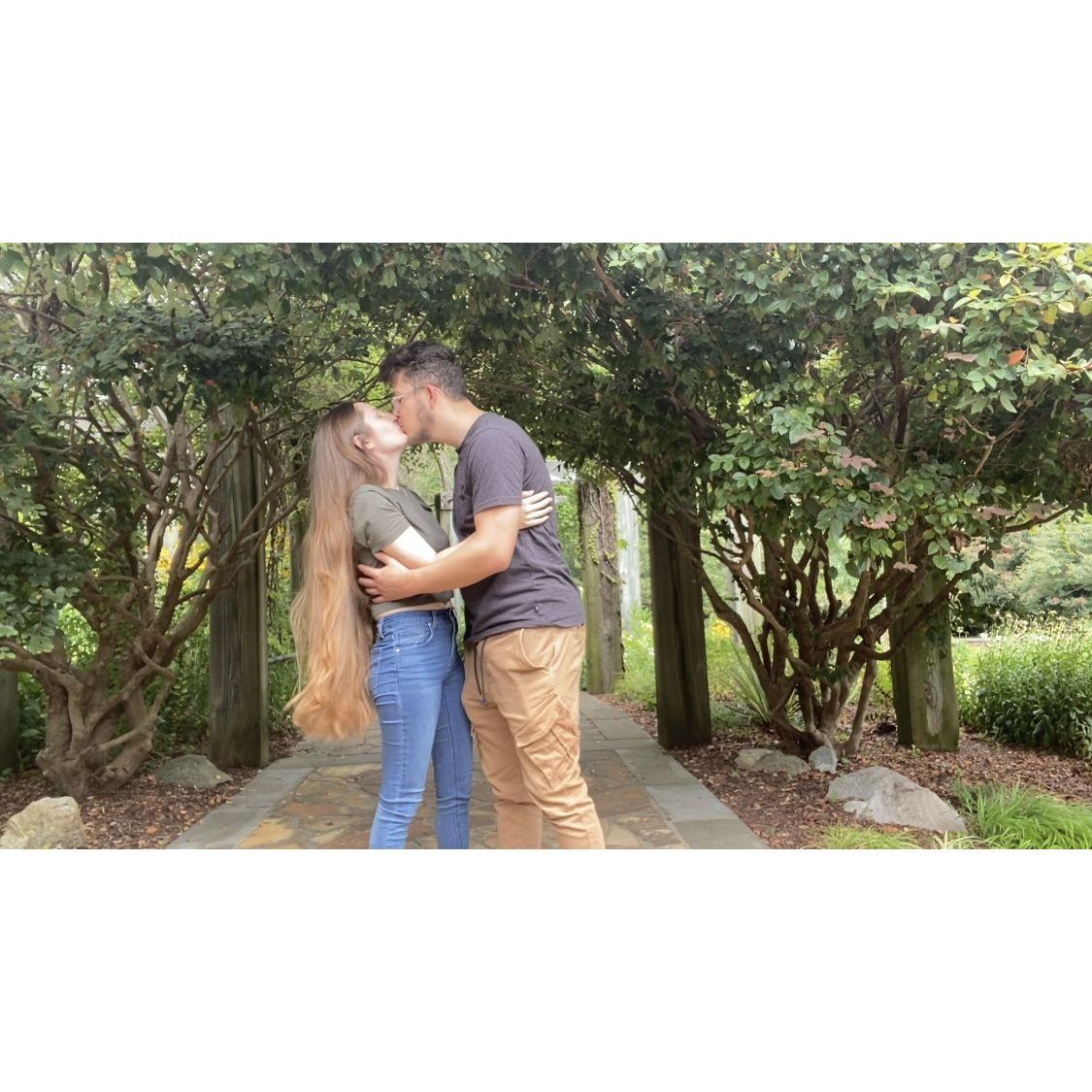 Our second month anniversary photo