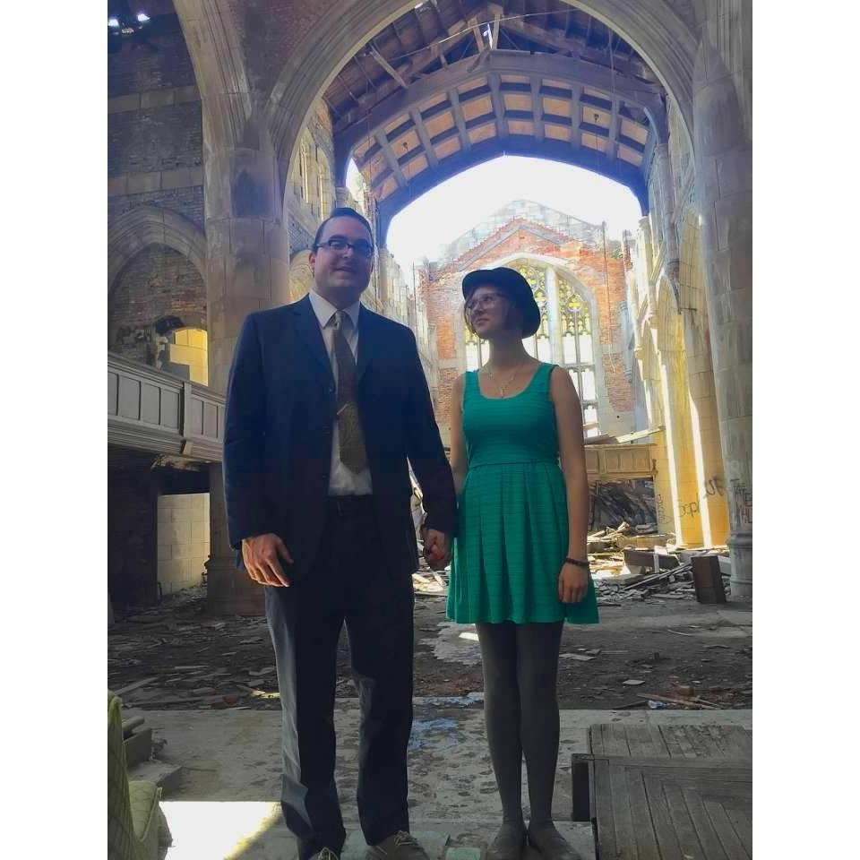 Our first adventure together, already very much in love- on the way to our friend's Houin's wedding.