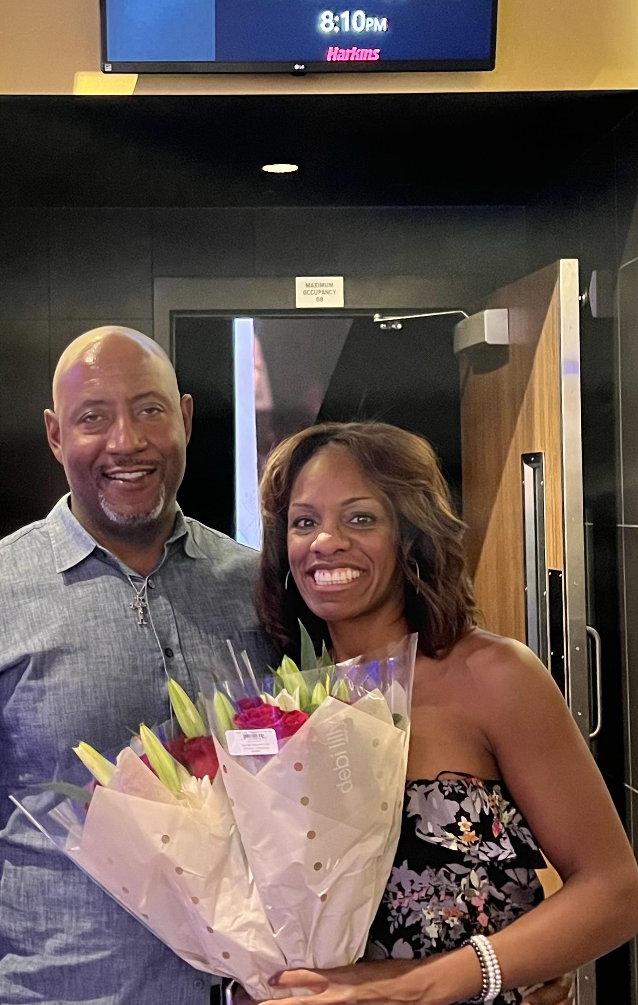 The newly engaged couple!