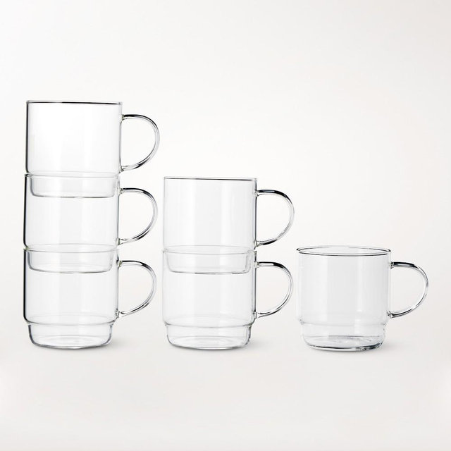 Williams Sonoma Pantry Stacked Mugs, Set of 12